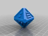 Dice Full Dungeons and Dragons Set for blind people D4 D6 D8-6