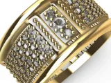 Geometric Pave Ring-0