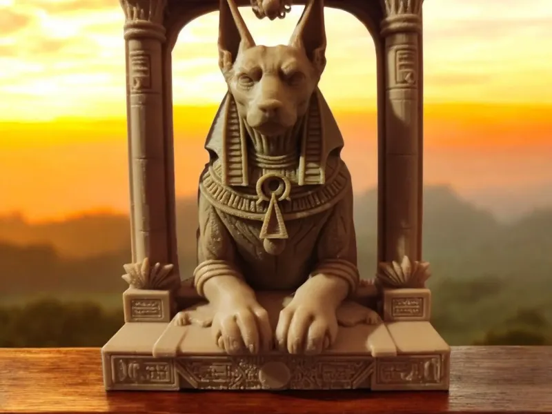 Anubis at the Gate of Dusk