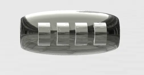 Watch Connector for beaded Bands.