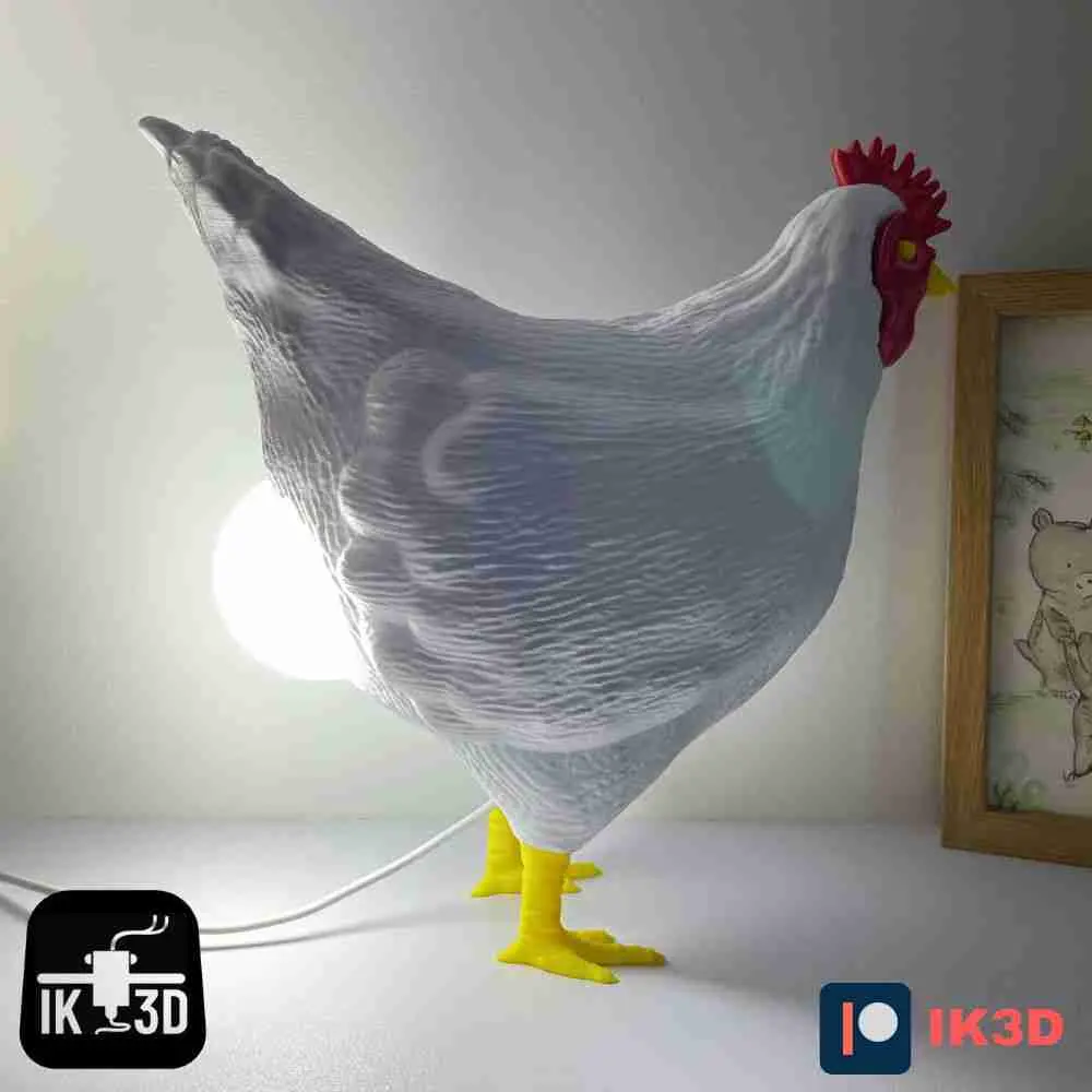 FUNNY CHICKEN EGG LAMP / FIGURINE MULTIPARTS