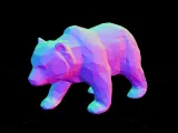 low poly bear-0