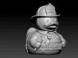 Rubber Duck - Firefighting duck - 3D print-6