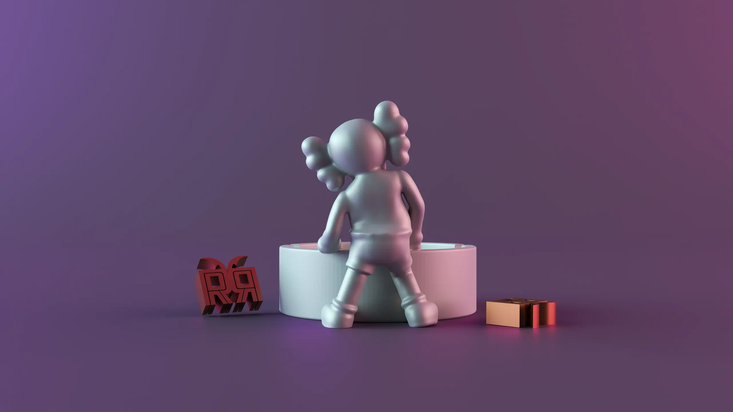 KAWS ASHTRAYS