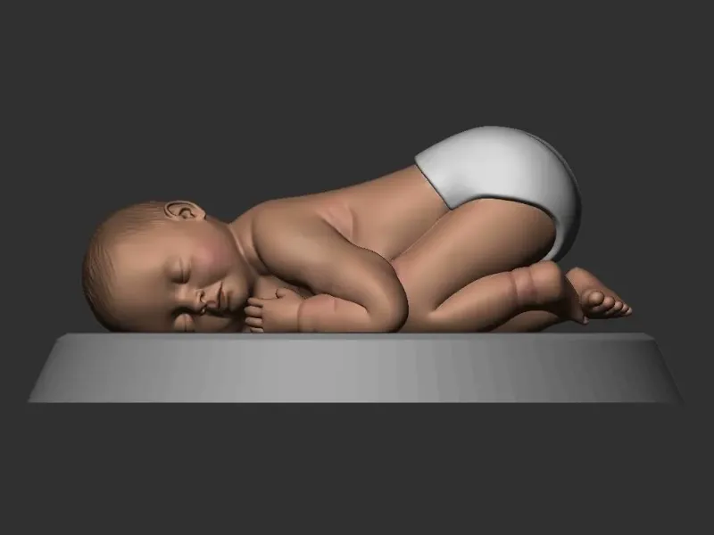 Lying Baby
