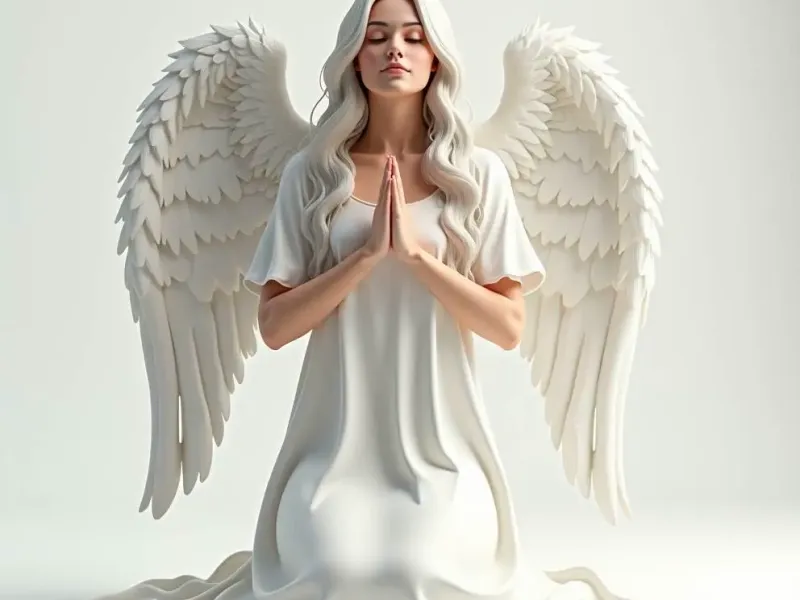 Ange en prière 2