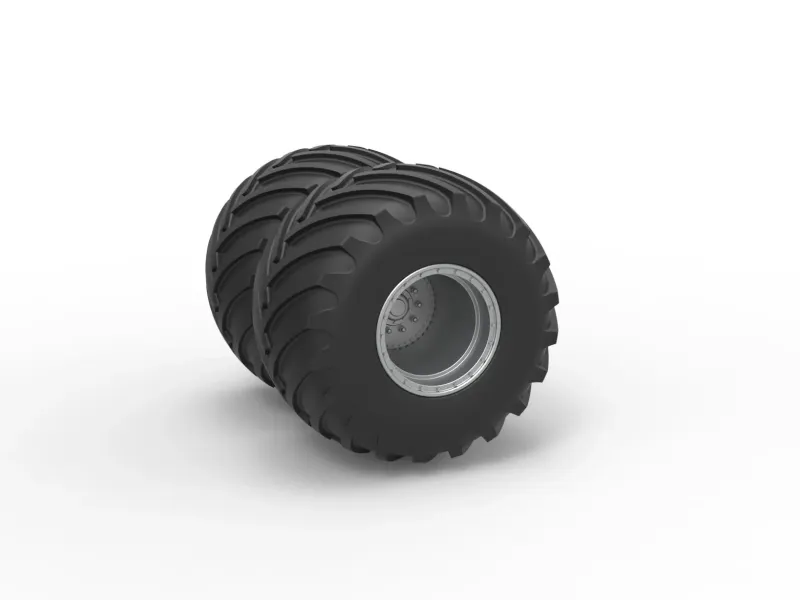 Monster Jam Double Wheel Scale 1:25