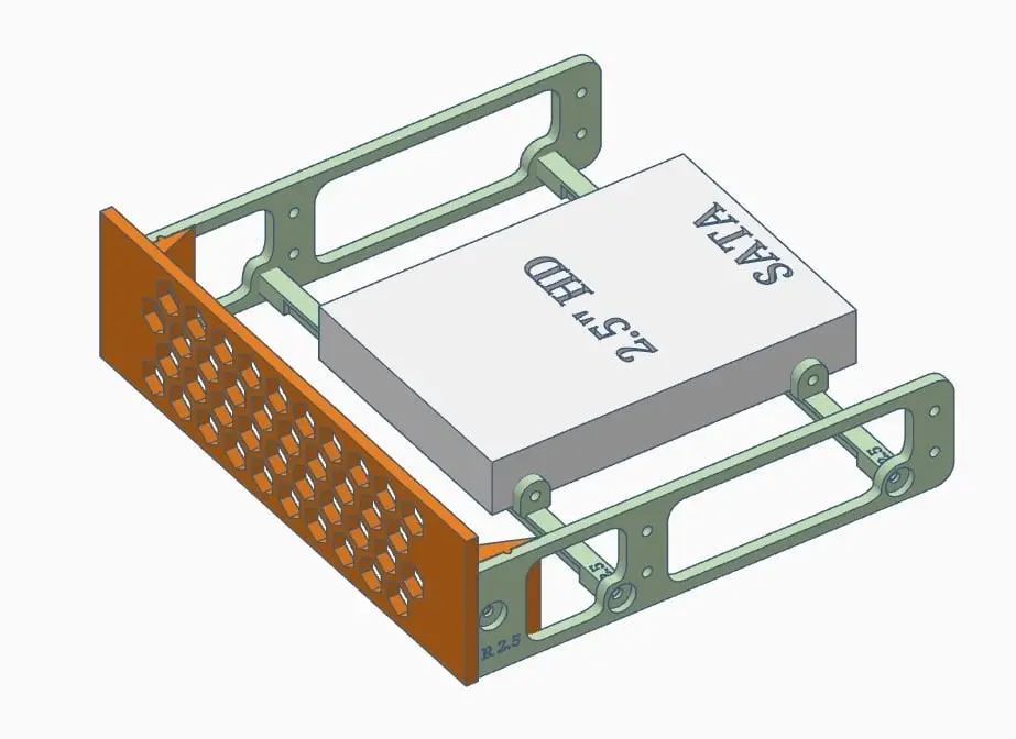 5.25 bay adapter