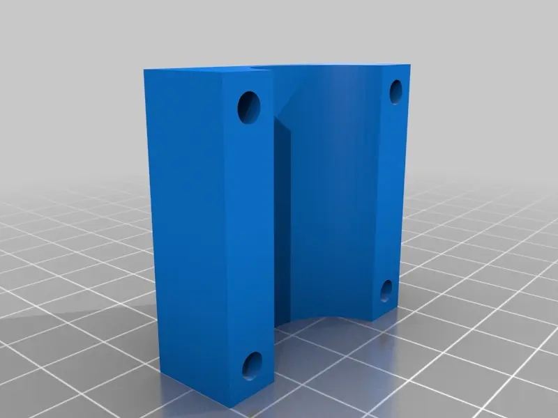 Mostly Printed CNC -Add On- Pipe Clamp 90