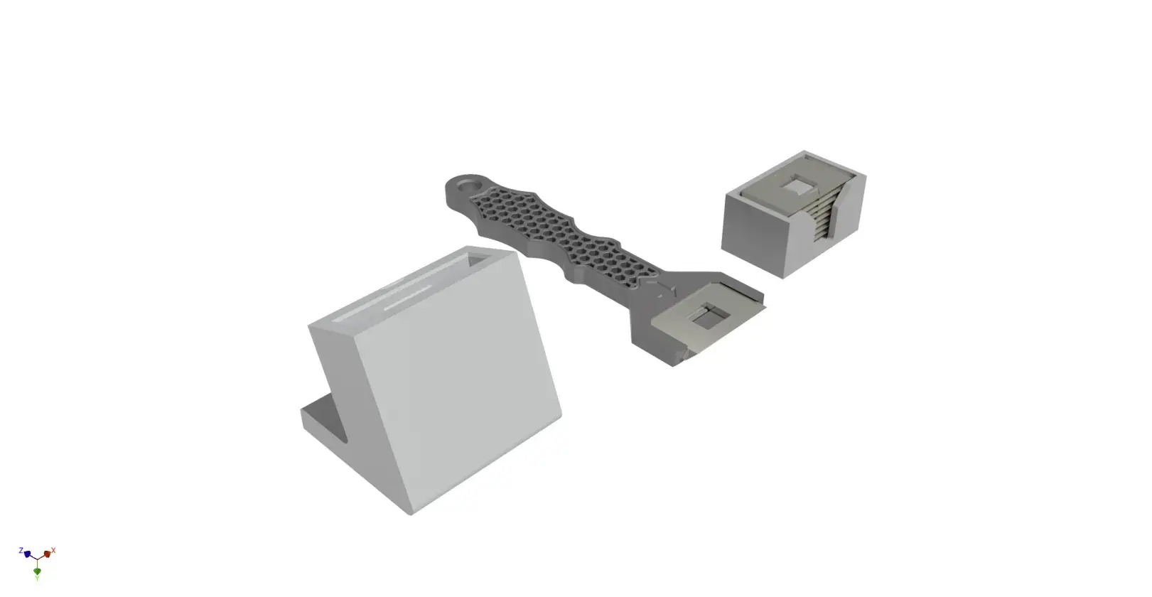 PRINTBED SCRAPER (ERGONOMIC, PRINTABLE BLADES)