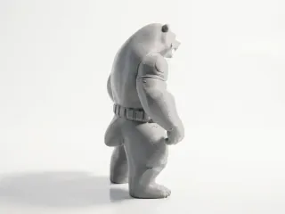 Captain America Polar Bear Figurine Marvel 3D Printable