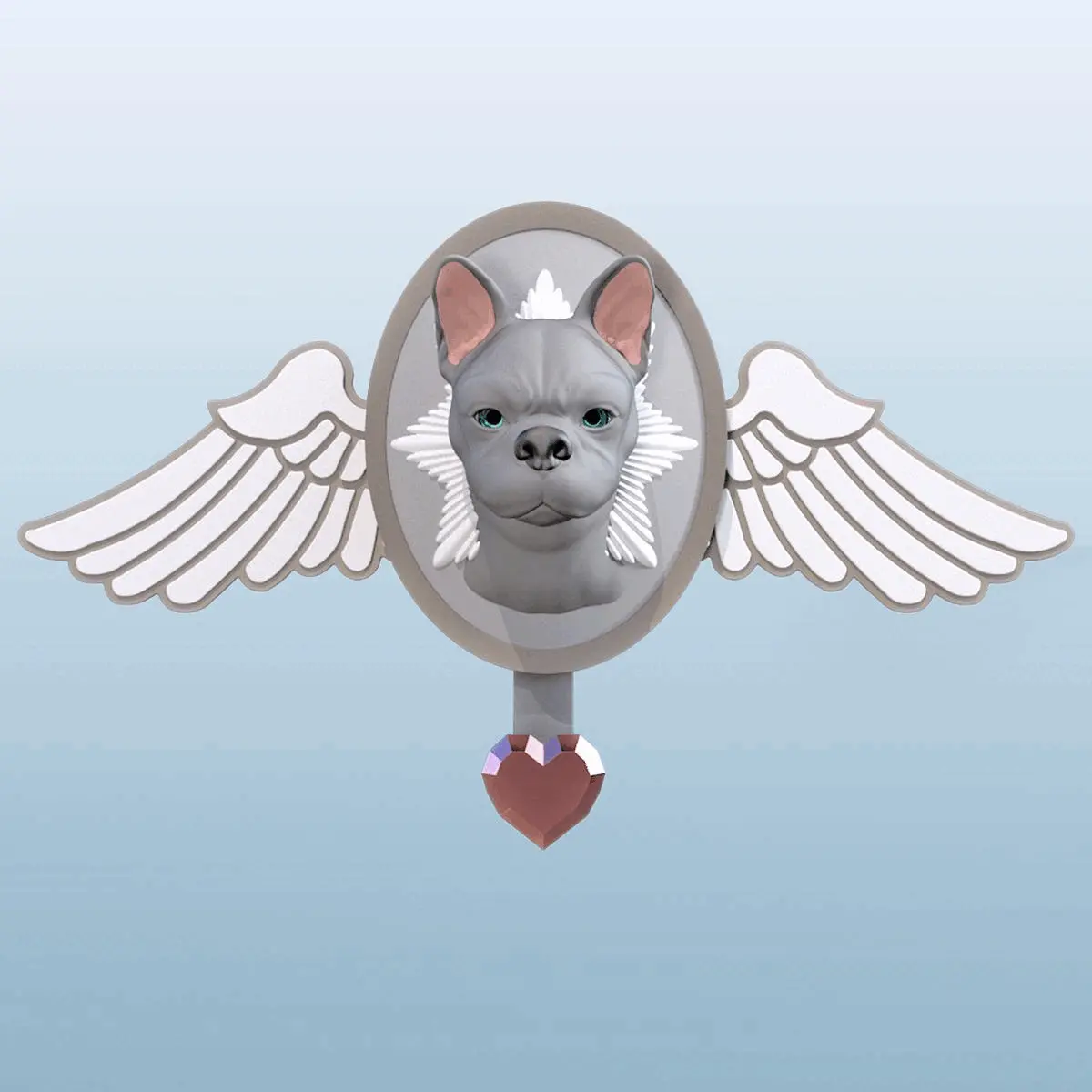 FRENCH BULLDOG HANGER