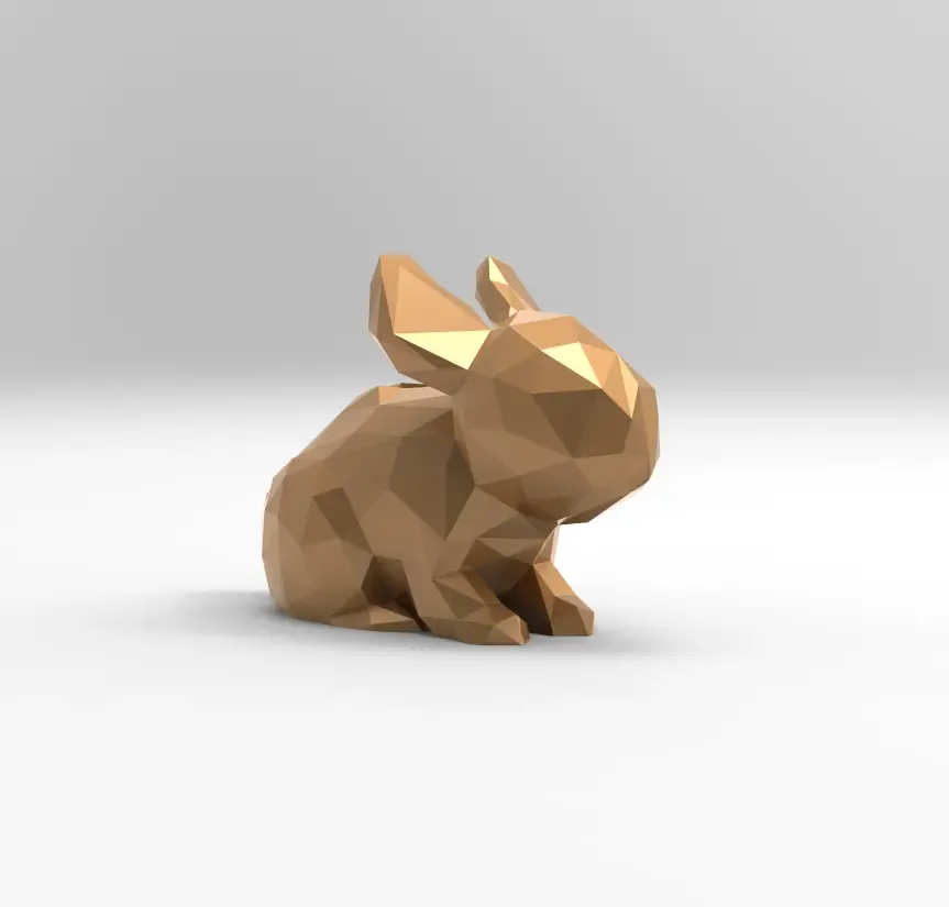 Cute Little Low Poly Rabbit