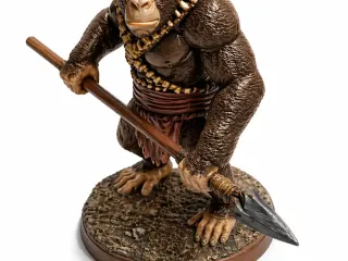 spear wielding gorilla