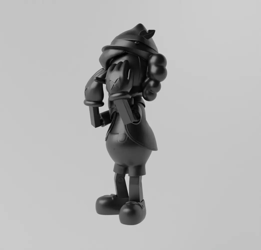 Kaws Pinocchio Art Toy Fan Art