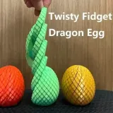 Twisty Fidget Dragon Egg