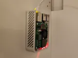 Raspberry Pi + PoE Hat open case with wallmount-0