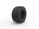 Pulling truck tire 1 Scale 1:10-1
