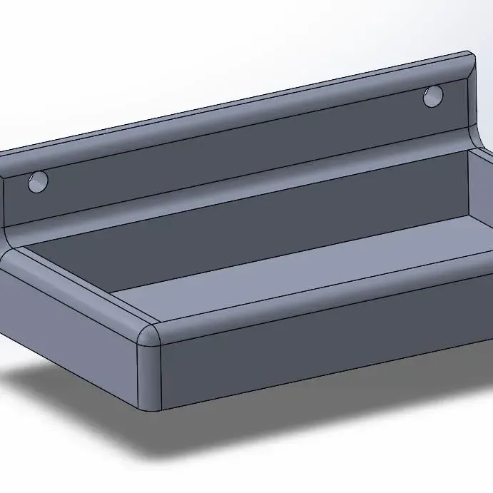Wall mounted solder holder