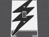 lightning bolt lightswitch cover-2