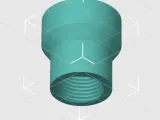 Conector de Botella a PVC 1/2-1