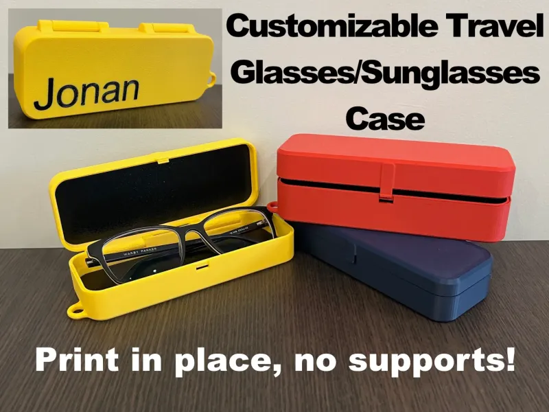 Print-in-Place Reise-Brillen-/Sonnenbrillenetui