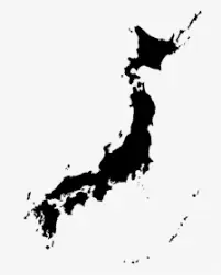 Japan map pendant 