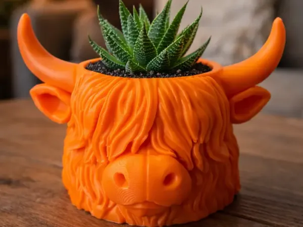 Highland Cattle - Mini Planter

