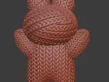 Knitted Frog (cute)-6
