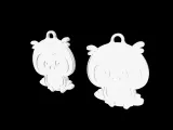 Farm Animals - Sitting Owl - Keychain-0