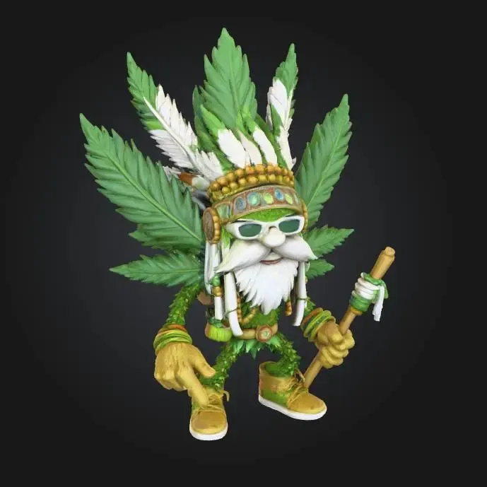 Leafy Wanderer D&D tabletop miniature