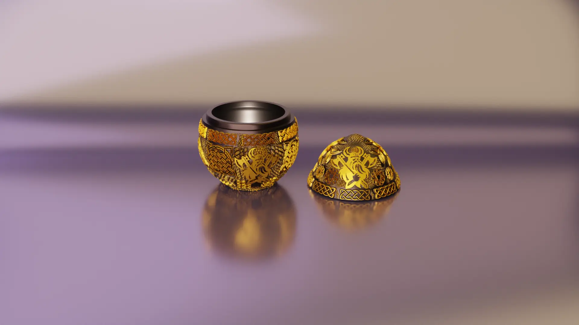 Celtic Viking Egg container