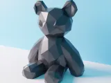 low poly teddy bear-1