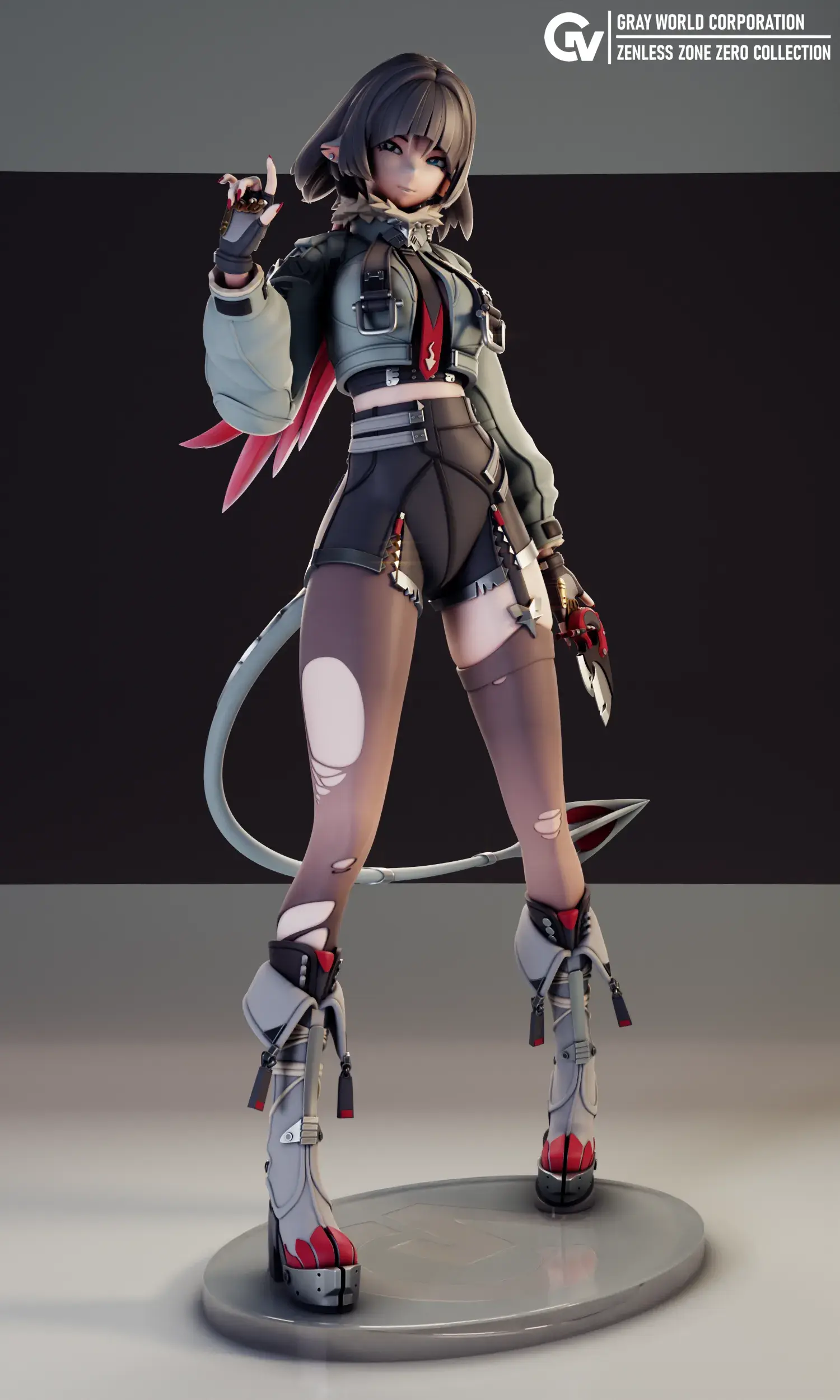 Characters & Creatures STL indir - Jane Doe | Zenless Zone Zero
