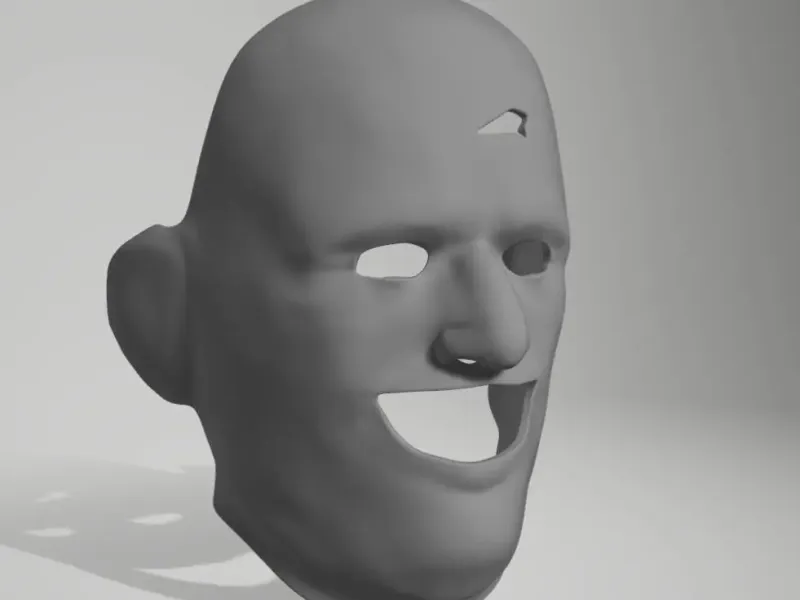 Leather Face Killer Halloween Mask