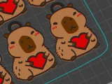 Pack 4 keychains Capybara-2