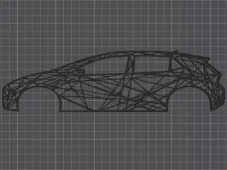 Cupra Born String Art