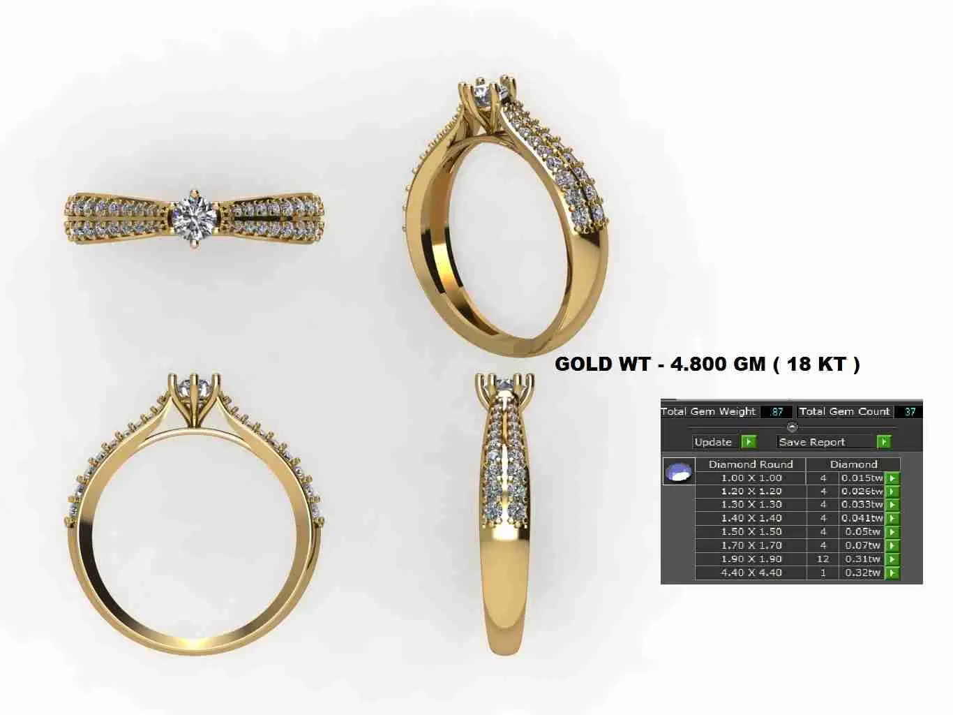 joyería anillo