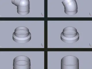 Round ventilation system Ø100мм