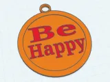 Be Happy Keychain-1