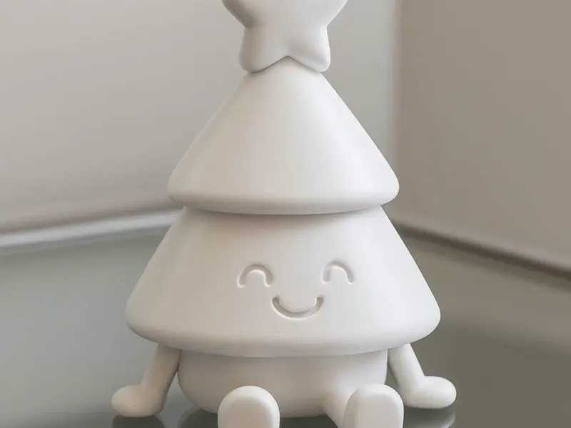 Cute Christmas Tree Figurine | Flexi Adorable Holiday