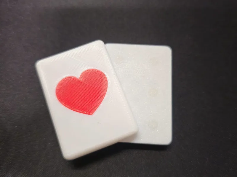 Finger Fidget Magnet Slider “Heart” – Compact, Clicky, Relax