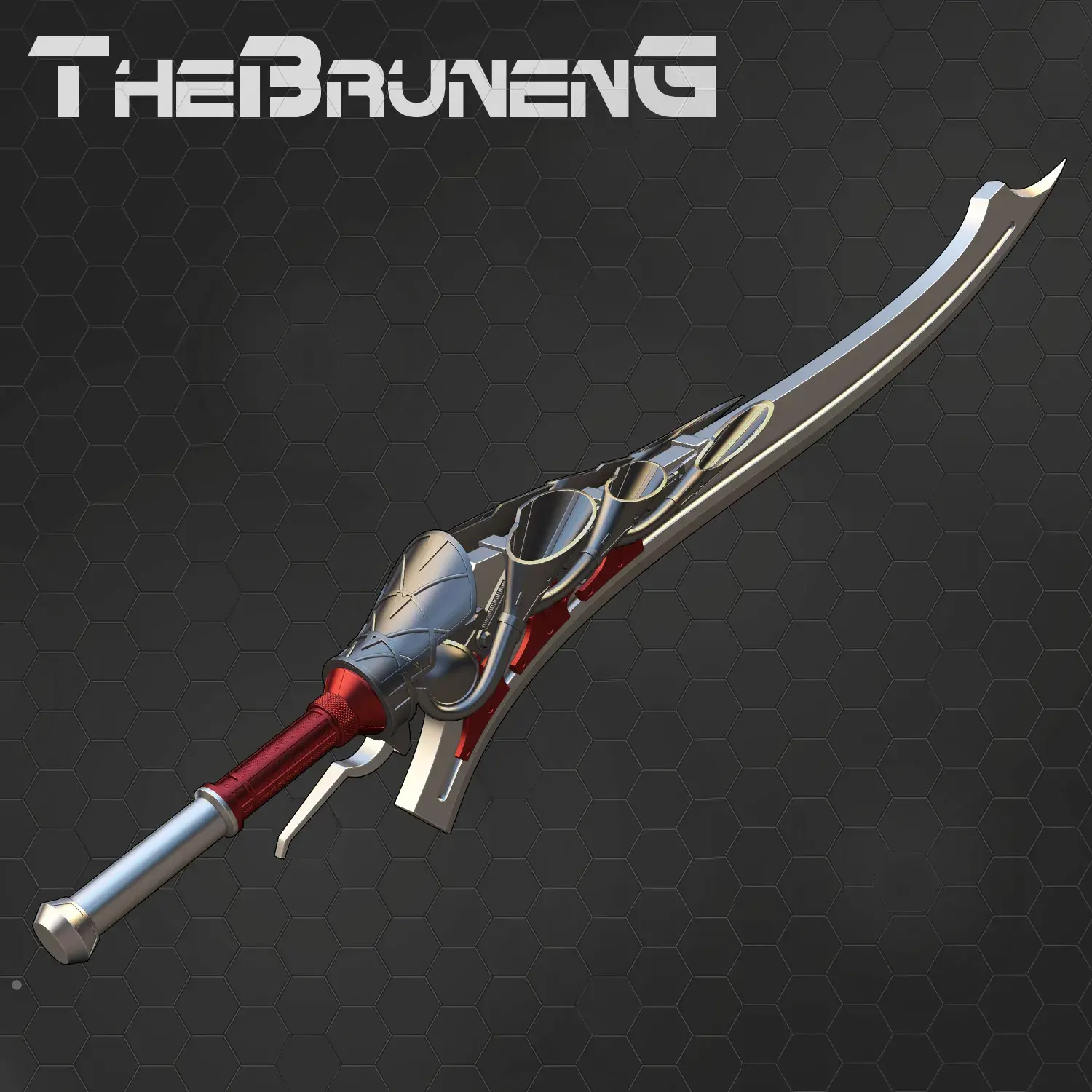 DMC5 Devil May Cry 5 Nero Red Queen sword cosplay