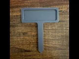 Blank Garden Marker | Custom 3D Print 3MF | No Supports-1