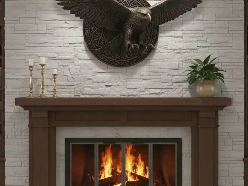 Celtic Hawk Wall Plaque