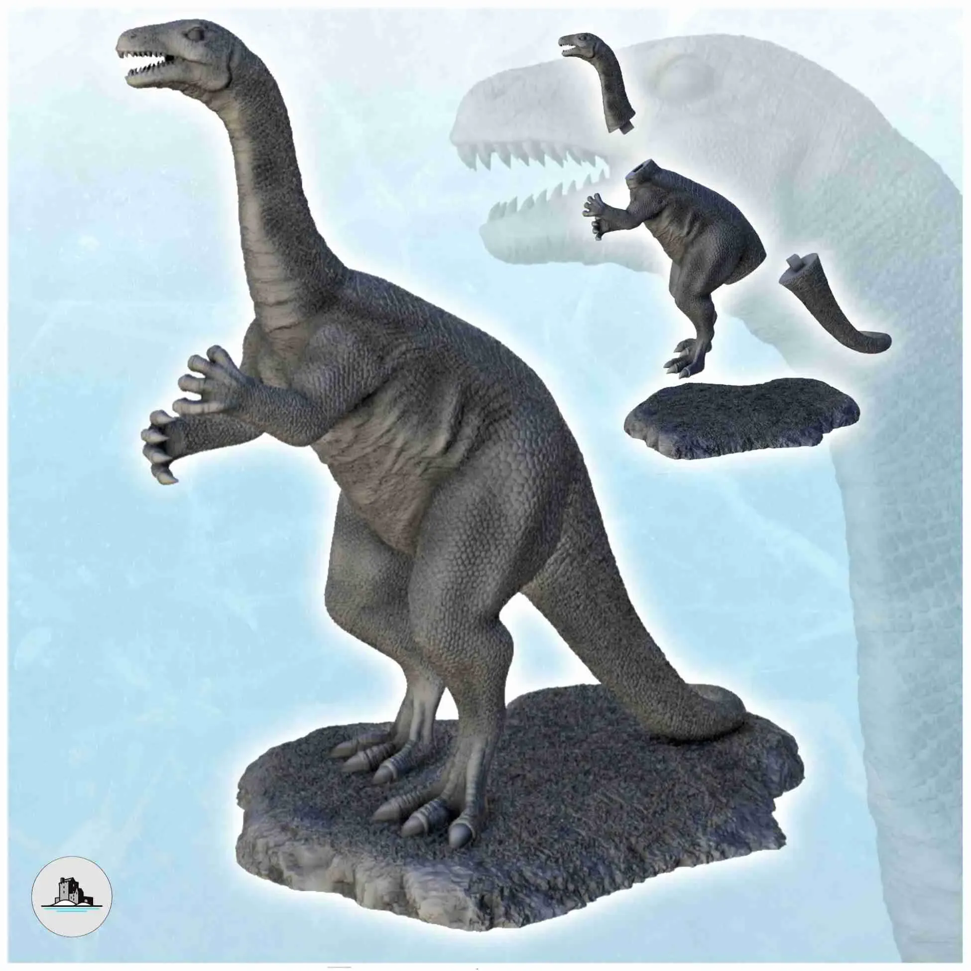 Dinosaur miniatures pack - miniatures figure statue scenery