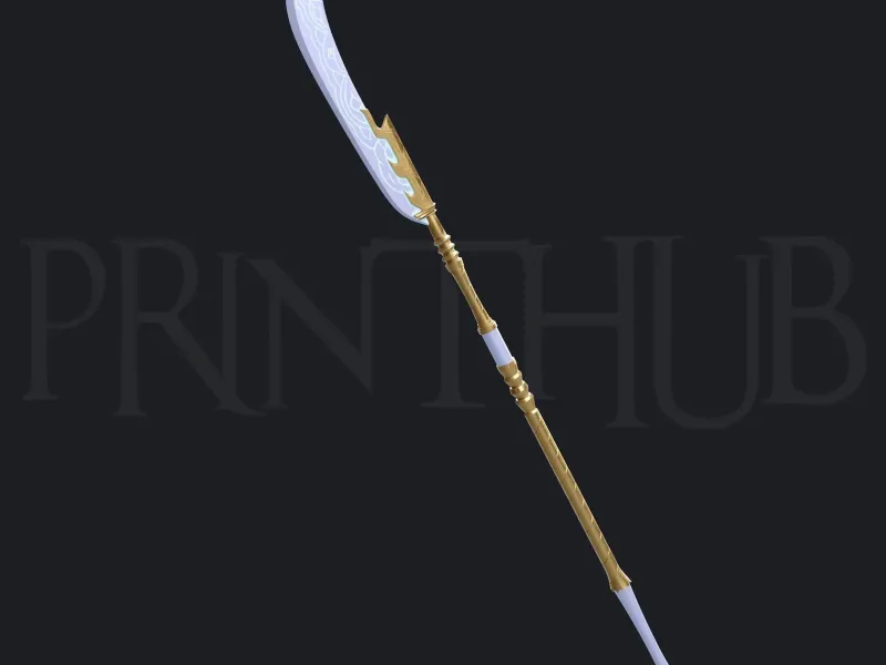 Kpop Demon Hunters HUNTRIX Mira Woldo Glaive Weapon Polearm