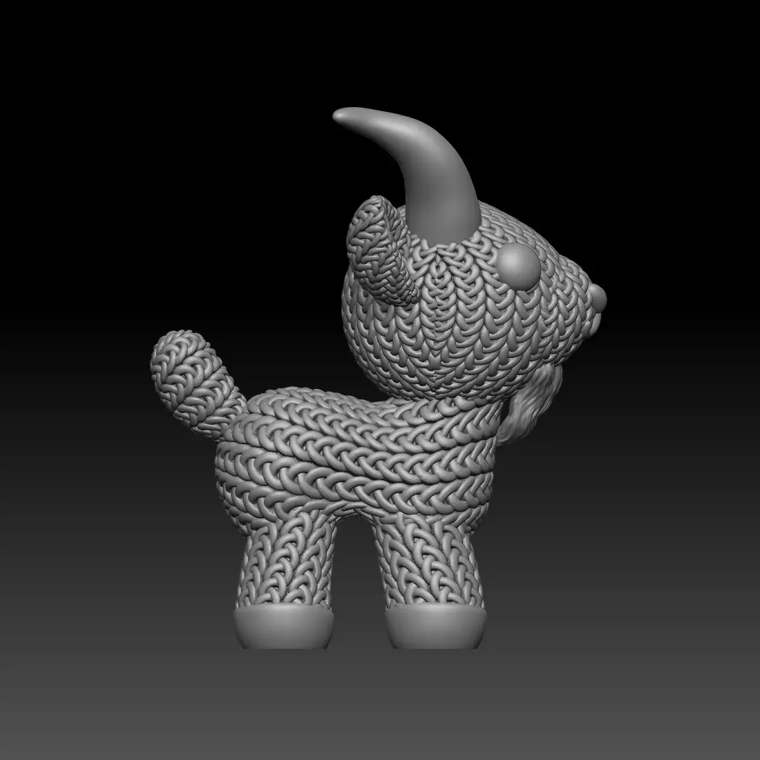 Knitted Goat