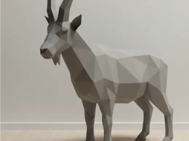 Ziege - Low Poly
