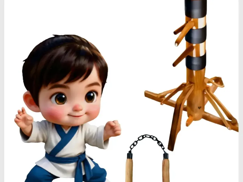Martial Arts Boy & Accessories 